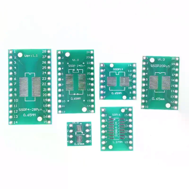 

30/35Pcs SOP24 SOP8 SOP14 SOP16 SOP20 SOP28 SMD to DIP Adapter Converter Plate – Ideal for PCB Board.