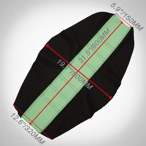 Listrado Soft Seat Cover para Motocross, borracha, garra listrada, KTM, HUSQVARNA, HONDA, YAMAHA, SUZUKI, KAWASAKI 10 principais vendas capa de cela de moto - №7