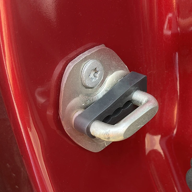 Ensemble d'amortisseurs de porte de voiture universels noirs, accessoires de bricolage, joint absorbant les chocs, planchette d'amortisseur, 4 pièces