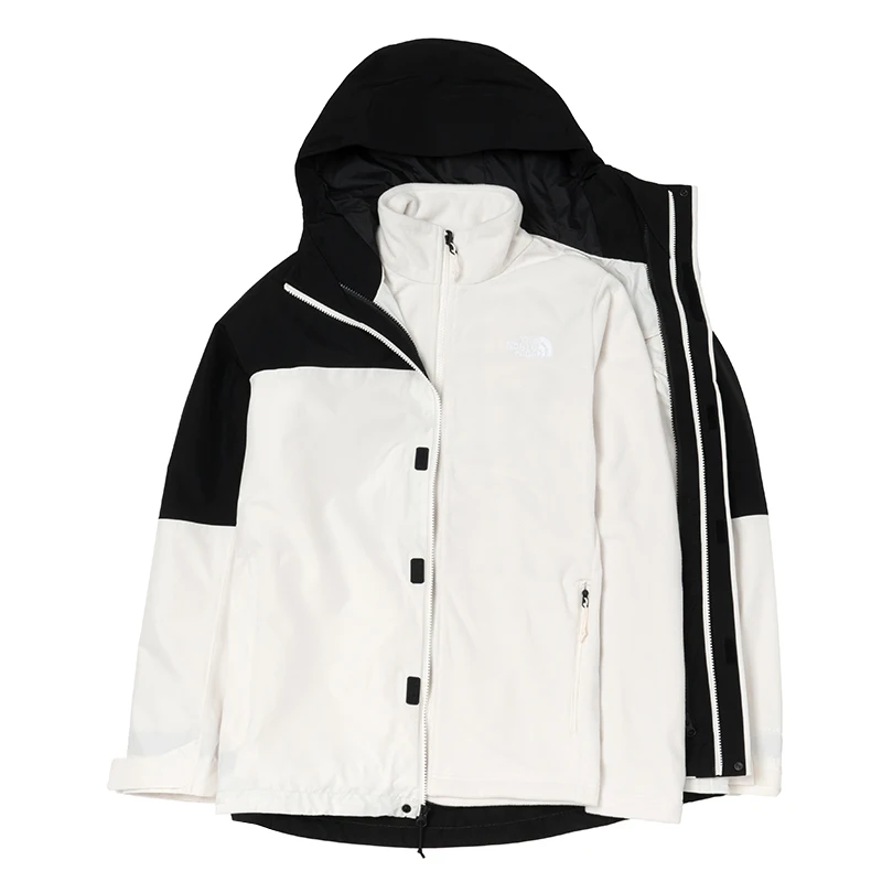 La chaqueta de hombre The North Face es cómoda, holgada, deportiva, sencilla, de forro polar tres en uno 89Zprou