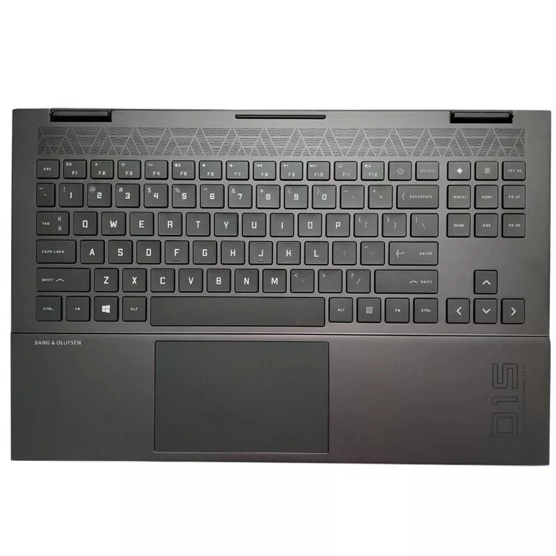 

Z New For HP Omen 15-EN 15-EK Palmrest with (RGB Backlit) Keyboard M00667-001 15.6