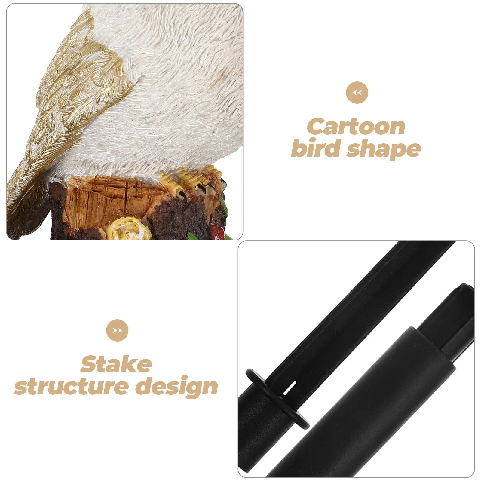 

Garden Solar Stake Lights Bird Ornament Outdoor Landscape Lamp Lawn Pathway Decorative Solar Lighting Lamp Bird Ornament