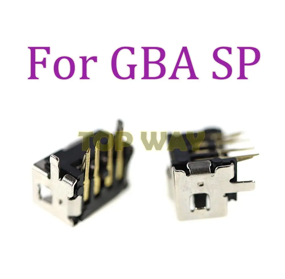 Game Link para Nintendo Gameboy Advance, 2 Jogadores, Conector Plug, Tomada de Carregamento, 2Pcs, Porta de Carga, GBA, SP
