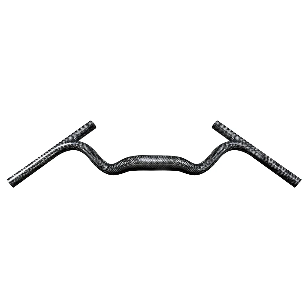 BALUGOE Hochsteife Carbonfaser-Mountainbike-Lenker, Modifikation, Upgrade, MTB-Lenker, Offroad-Fahrrad, 3K, 31,8 mm-22,2 mm – Detail 7