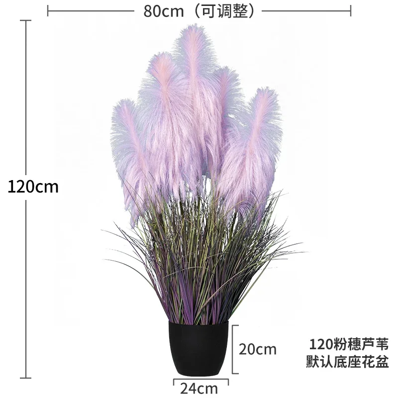 Yy Large Artificial/Fake Flower Tree Green Plant Fake Trees Interior Living Room Decoration