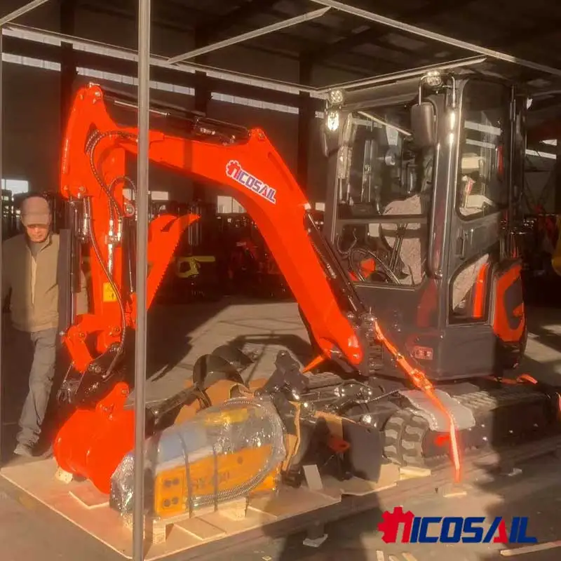 

All-Purpose 2.2ton Mini Excavator - Perfect for Animal Husbandry, Ranch & Light Construction Tasks