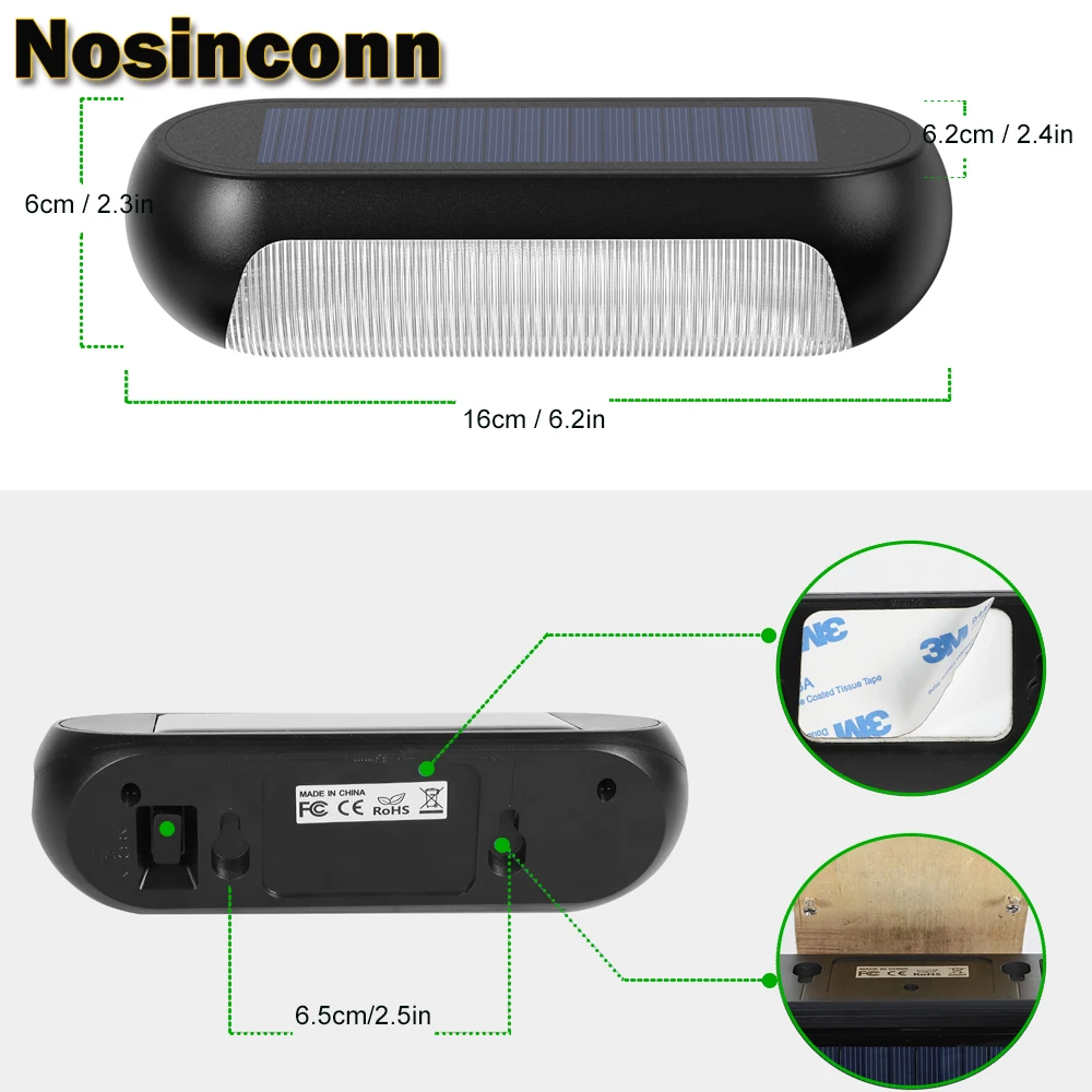 Solar Post Cap Lights Outdoor, LED Deck Fence Post Lights 2 tryby oświetlenia Ciepła biel Chłodna biała dekoracja ogrodowa na zewnątrz