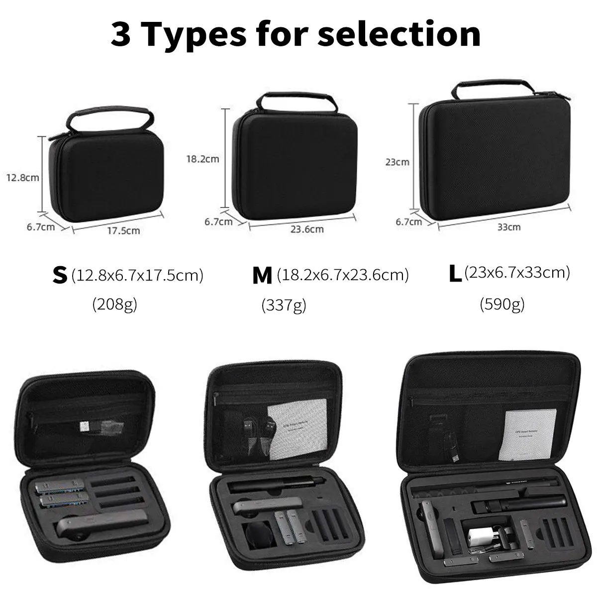 Insta360 X3 One X2 Clollection Large Box Camera Carrying Case Portable Storage Bag for Insta360 One X3 Action Camera Accessories