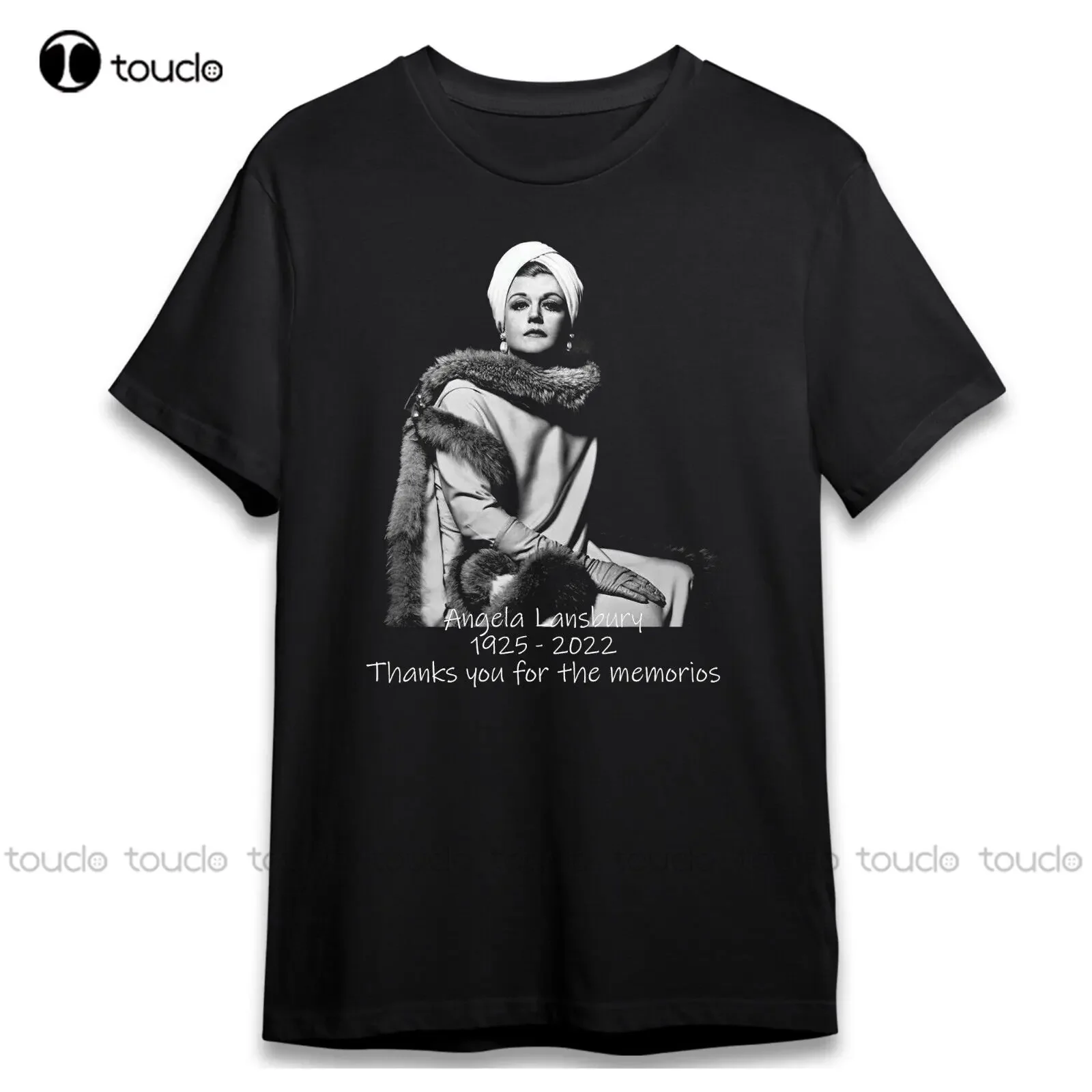 Rip Angela Lansbury 1925-2022 Thank You For The Memories T-Shirt Unisex Cotton Art Shirt Xs-5Xl Custom Gift Make Your Design New