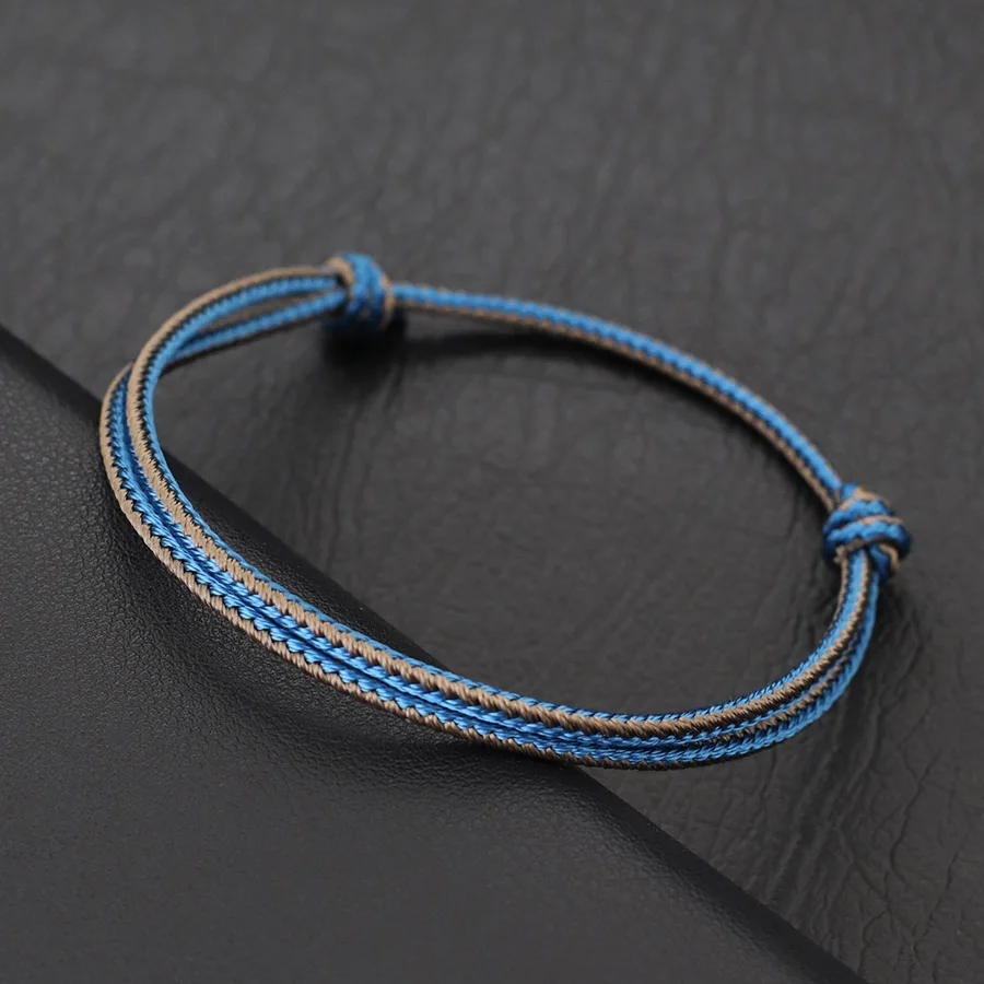 Einzigartiges Herren-Armband, Schnur, Motorradausrüstung, cooles Biker-Handzubehör, Klasse A, Seil, handgefertigt, verstellbares Armband für den Außenbereich