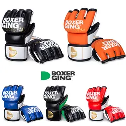 Boxing gloves adult men woman half finger training professional MMA Sanda sandbags specialized boxing Muay Thai