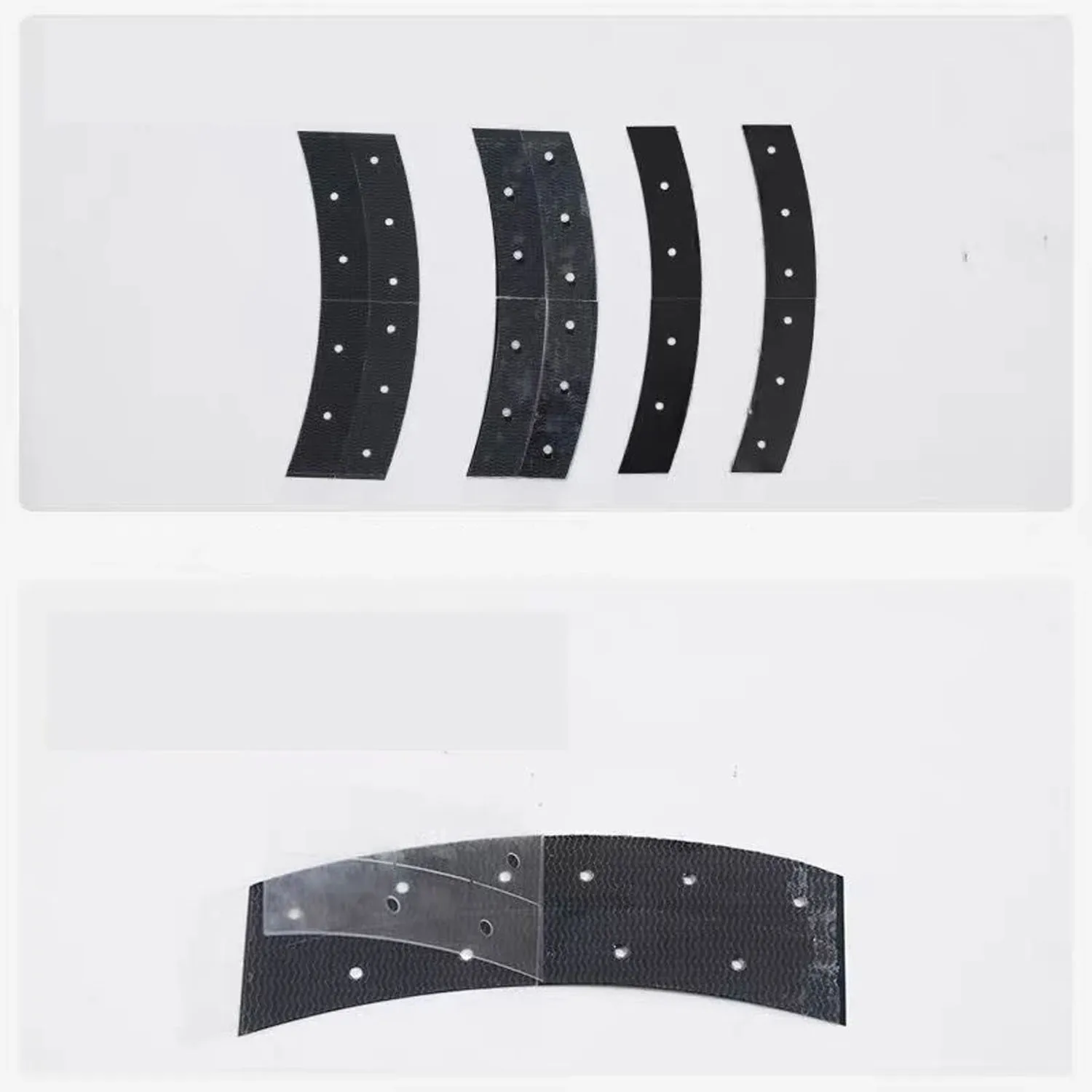 

36pcs 7.6 cm* 2.2 cm black ouble side tape with holes lace front wig tape arc double sided Tape for toupee wig adhesive