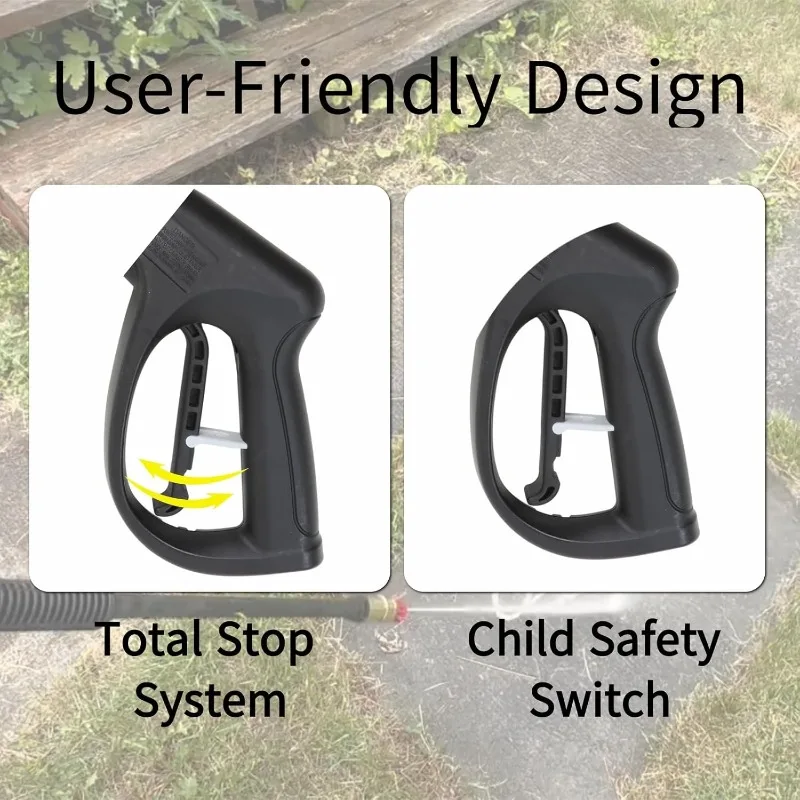 غسالة الضغط الكهربائية مع مسدس: FGDCHNJ 1800 واط غسالة الضغط عالية الطاقة مع مسدس رش خرطوم ومدفع رغوة 2030 ماكس