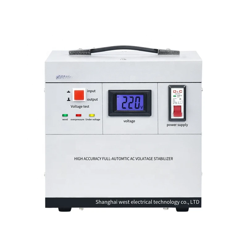 Regulator Stabilizer For TND-3000w Single Phase 3kw SVC Servo Intelligence Automatic AC Voltage Hot Selling