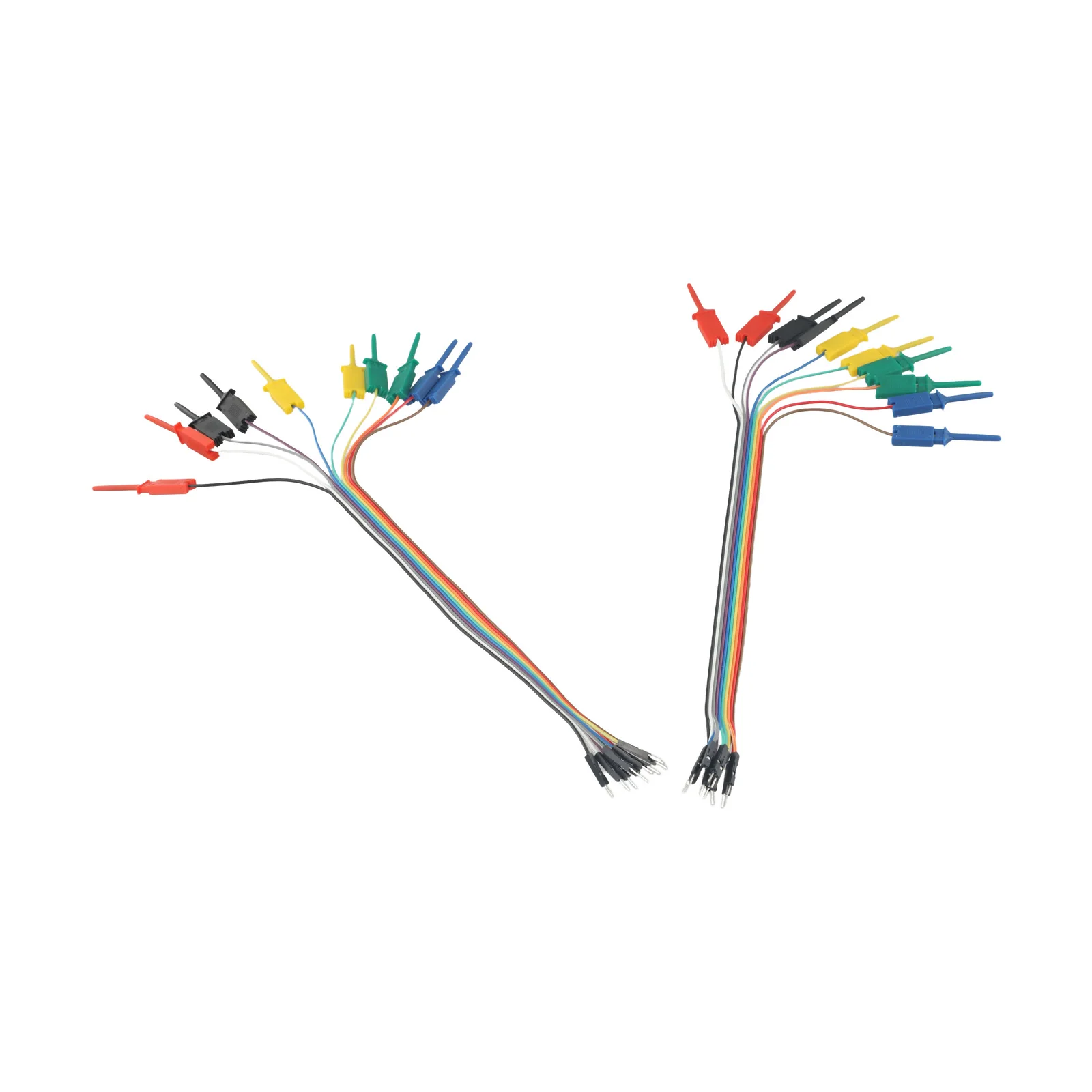 Logic Analyzer Cable Test 10PIN 2set 30cm Clamp Probe Cable Efficiency Gripper Probe Test Logic Analyzer Cable