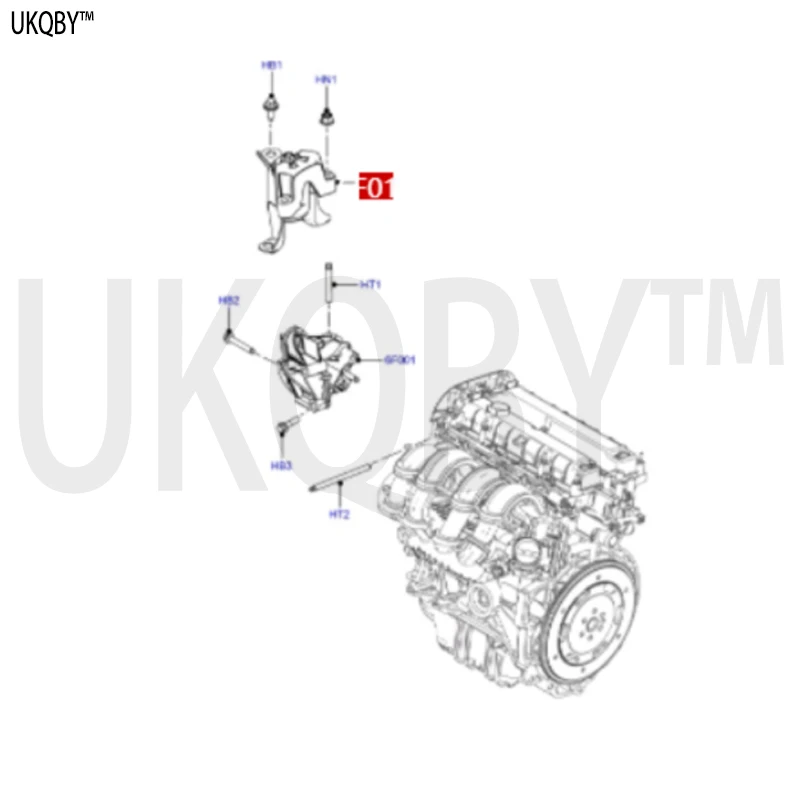 Spacer Assembly - Engine Bracket CV216F012FC
