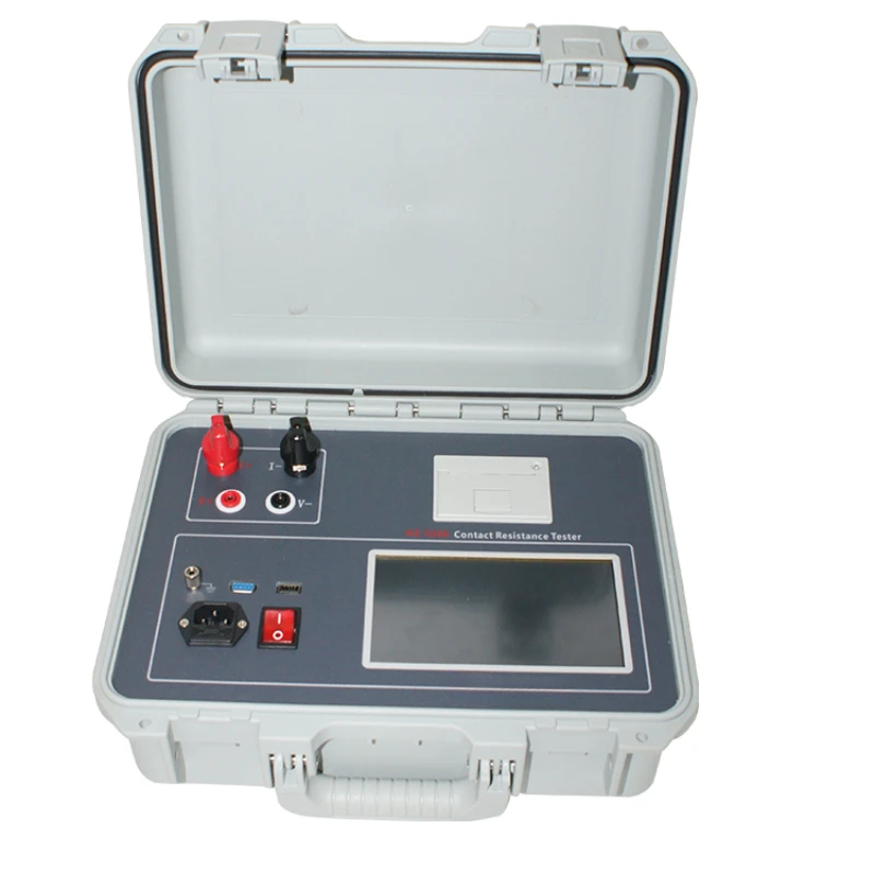 Electric  Environment-Friendly Contact Resistance Tester 200a loop resistance meter