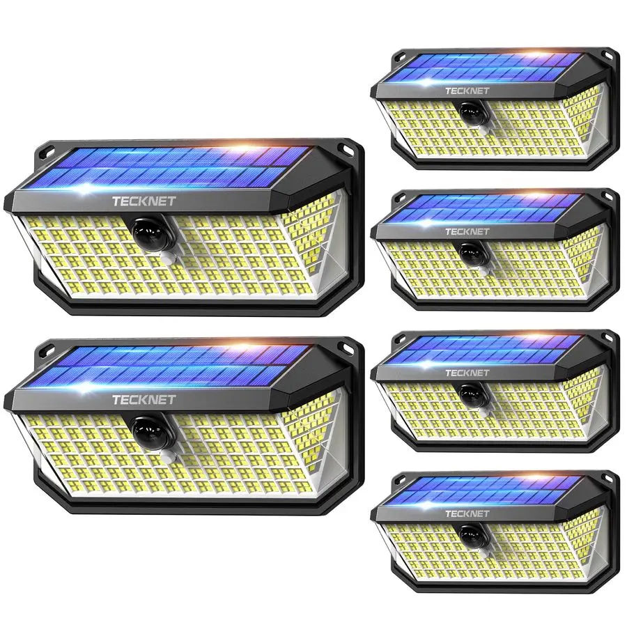 

461 LED Solar Powered Outdoor Lights, 270 Angle amp 3 Lighting Modes Motion Sensor Light Outdoor, Security Solar Lights Waterpro