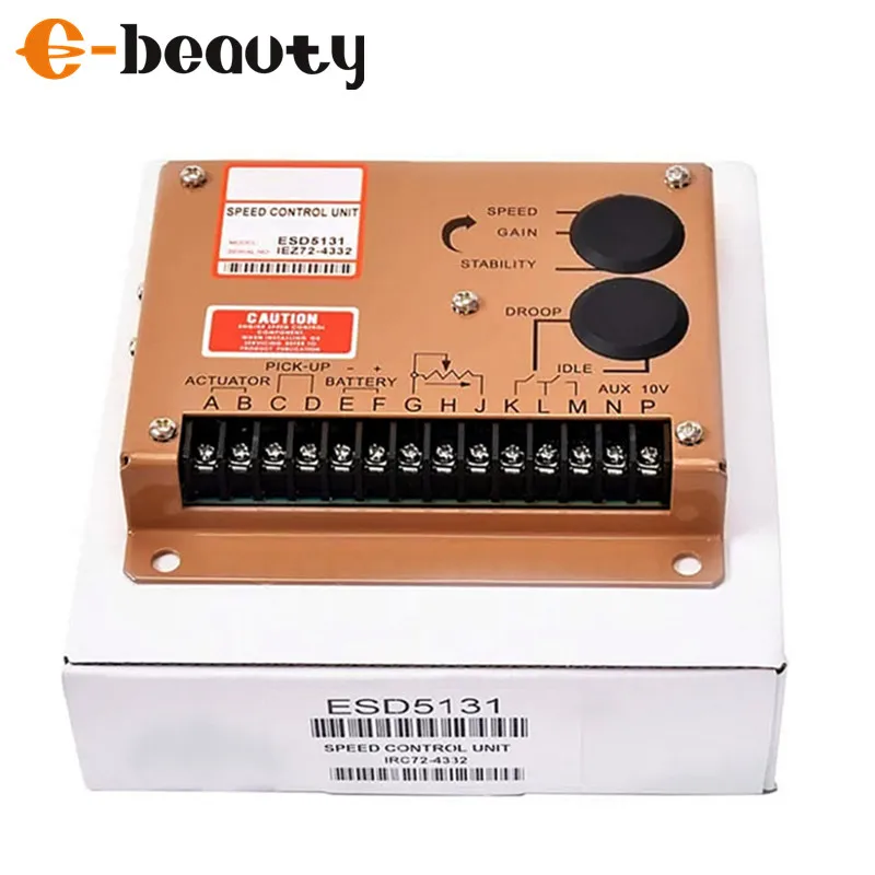 ESD5131 Governor Diesel Generator Engine Speed Control Board Slow Start Speed Regulator Board for Industrial 12V 24VDC