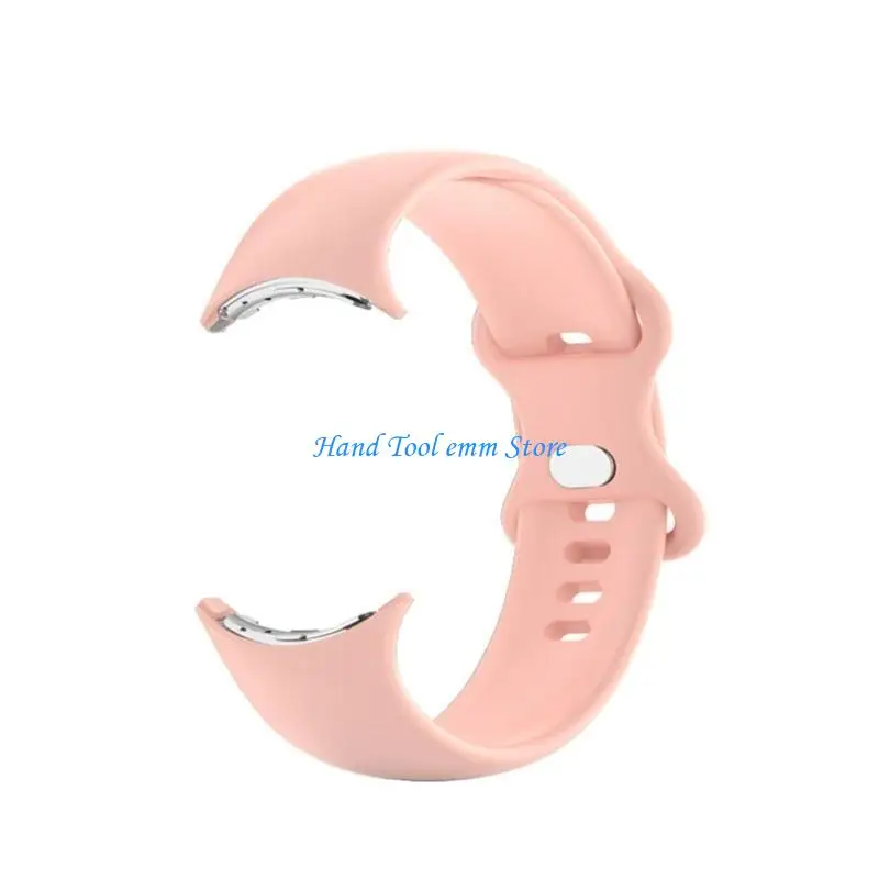

H37F Candy Color Silicone Watchstrap Bands Women For Google Pixel