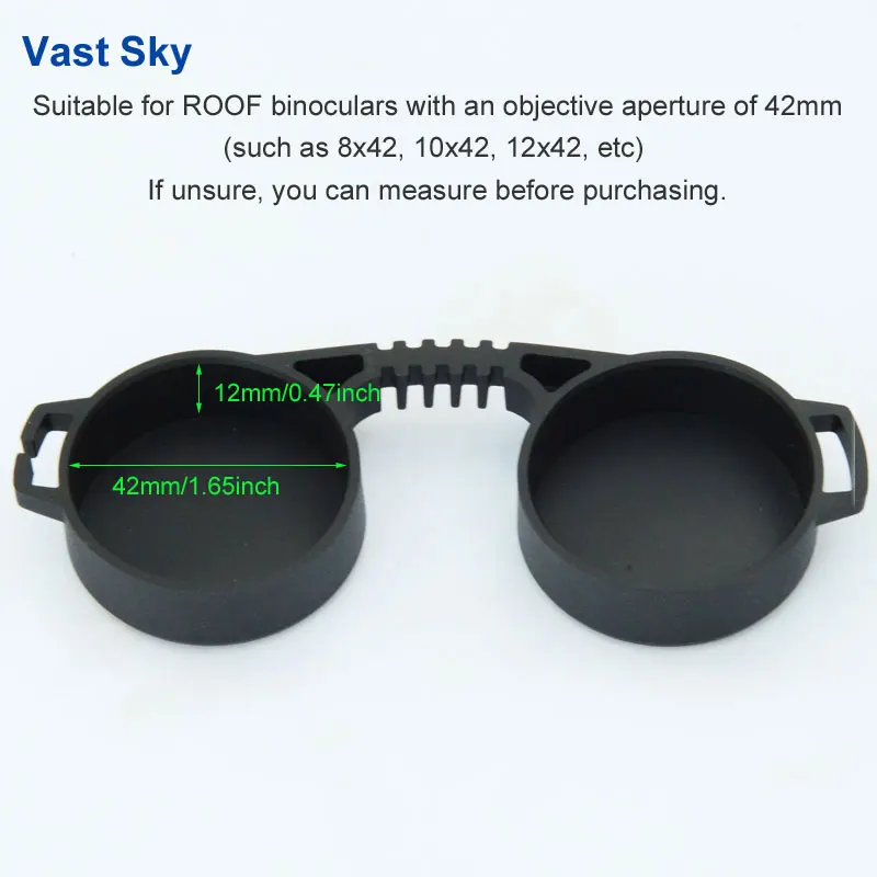 Telescope eyepiece cover objective lens cover dust cover protective cover rubber cover