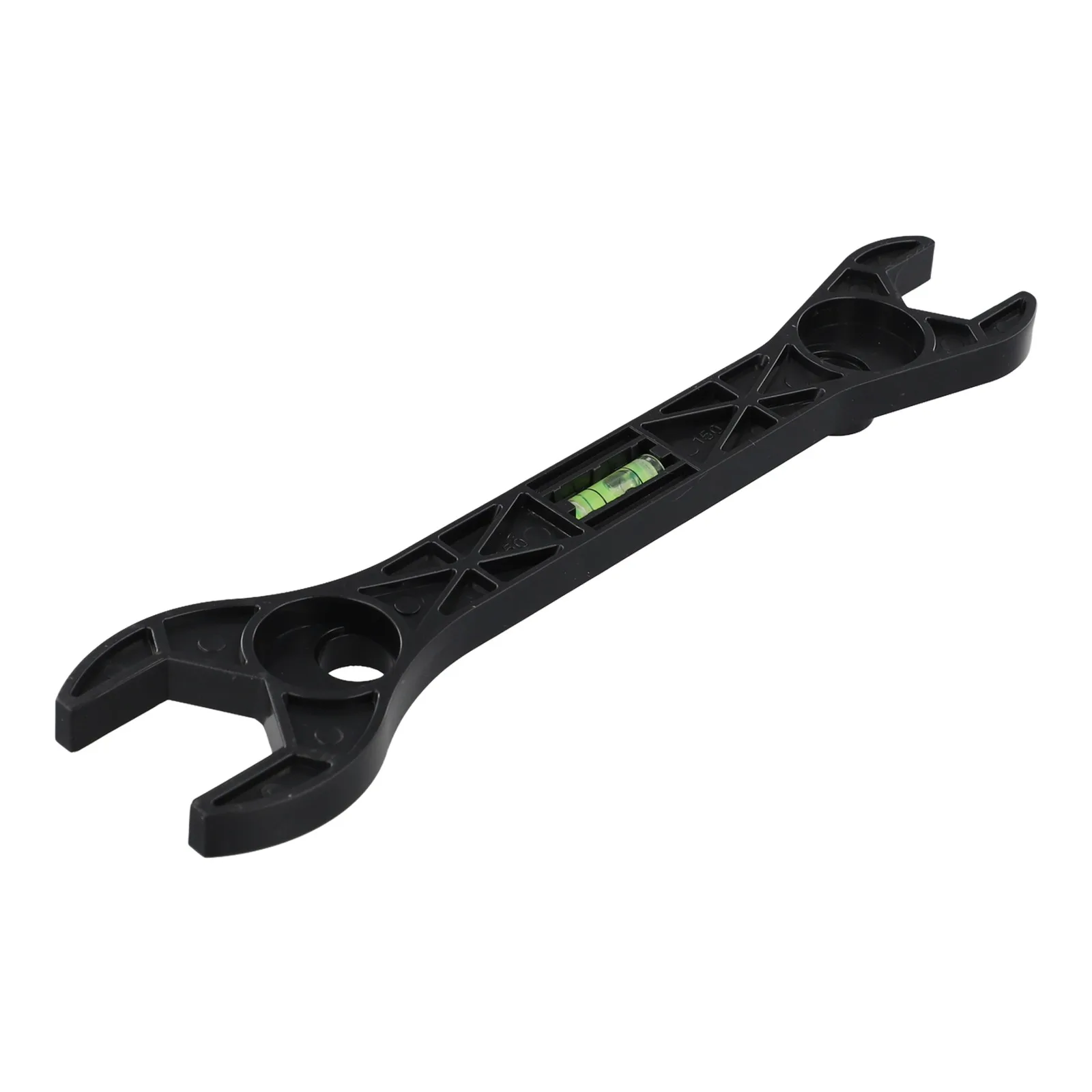 مفتاح دش مزدوج الرأس متعدد الوظائف مصنوع من البلاستيك عالي الكثافة مفتاح حمام خفيف الوزن لأدوات السباكة صنبور المنزلية