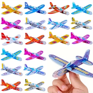 10/100 PCs Kinder Partyquellen DIY Multicoloid Foam Flugzeug Jungen Geburtstagsfeier Erinnerungen Pinata Filling Award von Kindergartenspielzeugen 8 Hauptverkaufsschaumfüllung - №5