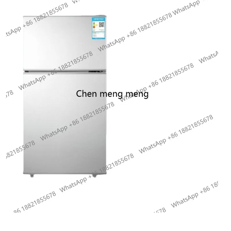 Household small dormitory first-class energy-saving and electricity-saving rental room, mini double-door refrigerator