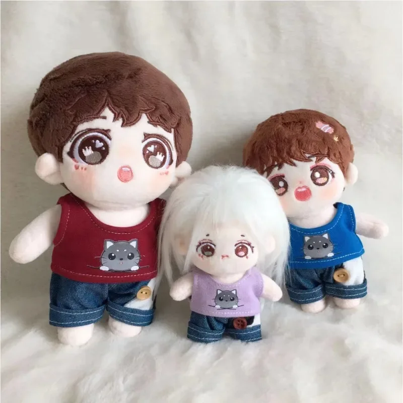 10cm, 15cm, 20cm, small tank top, jeans, baby clothes, celebrity dolls, suitable for doll clothes