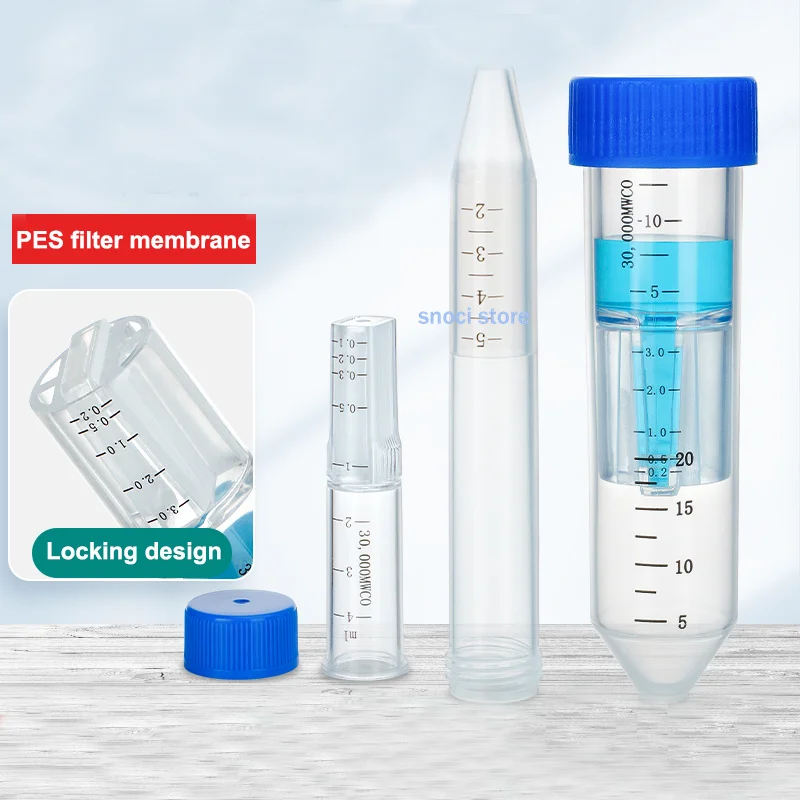 

Ультрафильтрационная пробирка, 4 мл, ультрафильтрационная центрифужная пробирка с сепарационной трубкой из мембраны PES, винтовые колпачки, 5 кг ~ 100 кг, 2 шт.