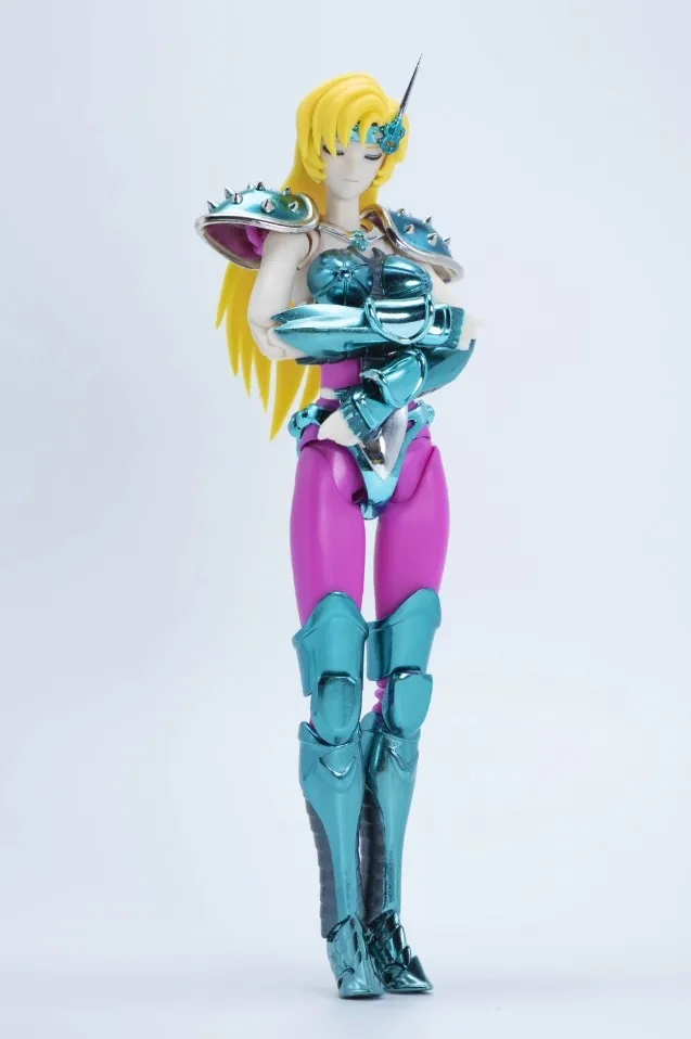 

17cm GoodTony Saint Seiya Myth Cloth EX Chameleon June Action Figure Knights of Zodiac Silver PVC Statue Collectible Model Toys