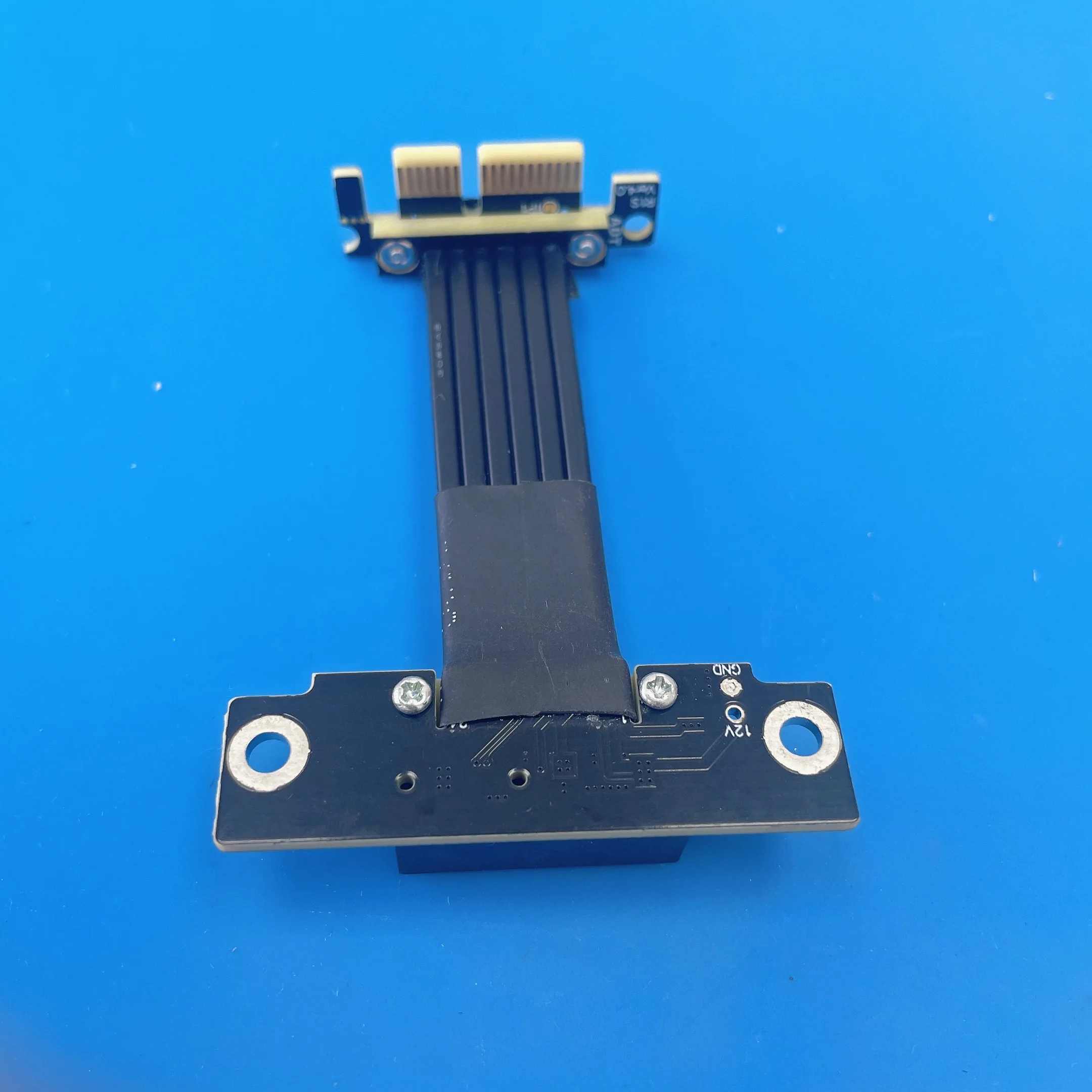 2025 جديد Riser PCI-E 2.0/3 0/4.0 X1 تمديد كابل، ثنائي الزاوية اليمنى كارت الصوت واجهة الشبكة اللاسلكية فتحة للبطاقات التوسع