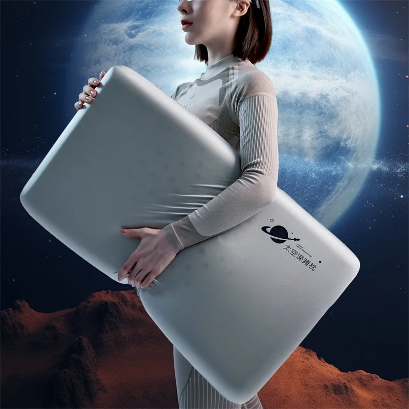 

Space memory foam pillow, breathable, not easy to collapse, slow rebound pillow core, deep sleep technology pillow