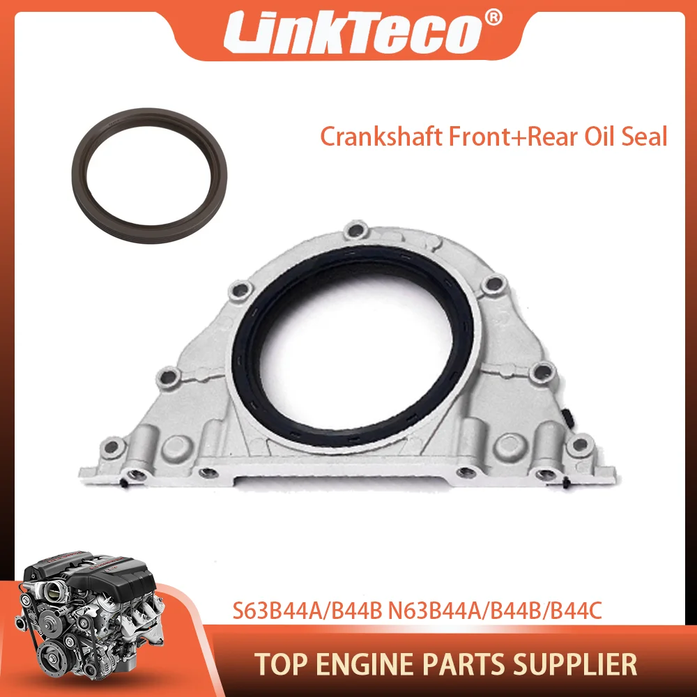 Engine Crankshaft Front&Rear Oil Seal Fit 4.4 L V8 GAS N63B44 For BMW X5 550i 750Li X6 650i 750i 11147647381 11147583221