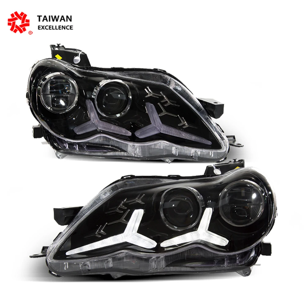 Super Q  factory high quality mark x headlight for Toyota Reiz 2005-2009 Mark X 2004-2007 car headlight kit 2 PCS