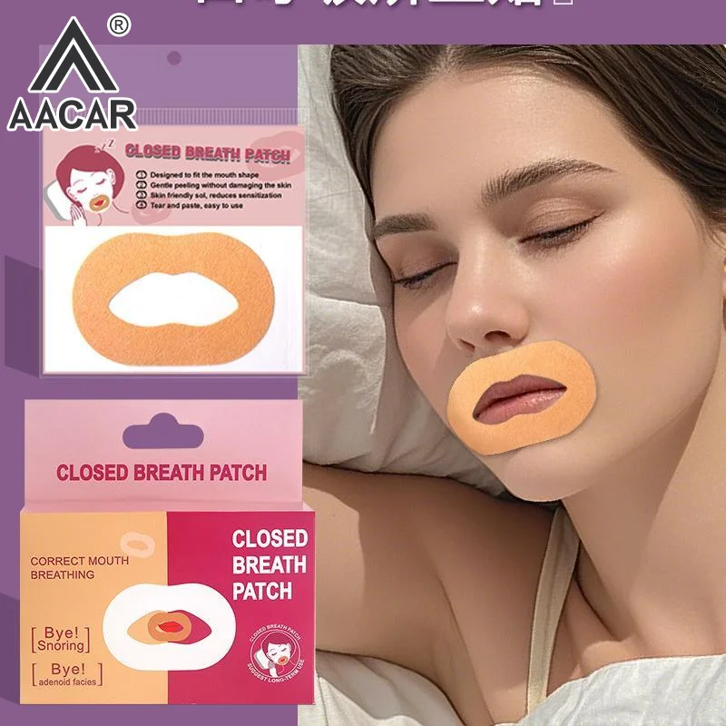 

Anti-Snoring Stickers For Children Adult Night Sleep Lip Nose Breathing Improving Patch Mouth Correction Sticker Tape