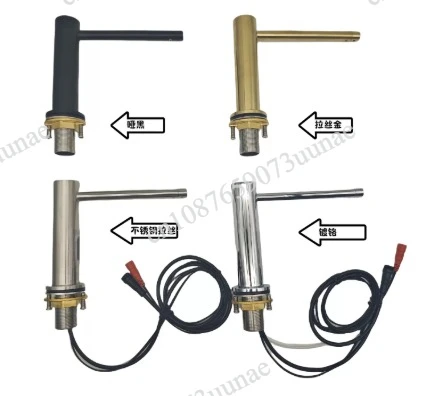 Automatic Liquid Soap Dispenser,Faucet Style Brass Sensor Hand Touchless Automatic Smart Foam Soap Dispenser,For Bathroom