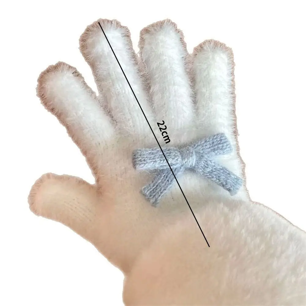 أزياء القوس الأزرق قفازات الباردة والدليل على سميكة قفازات دافئة يندبروف القفازات الشتاء