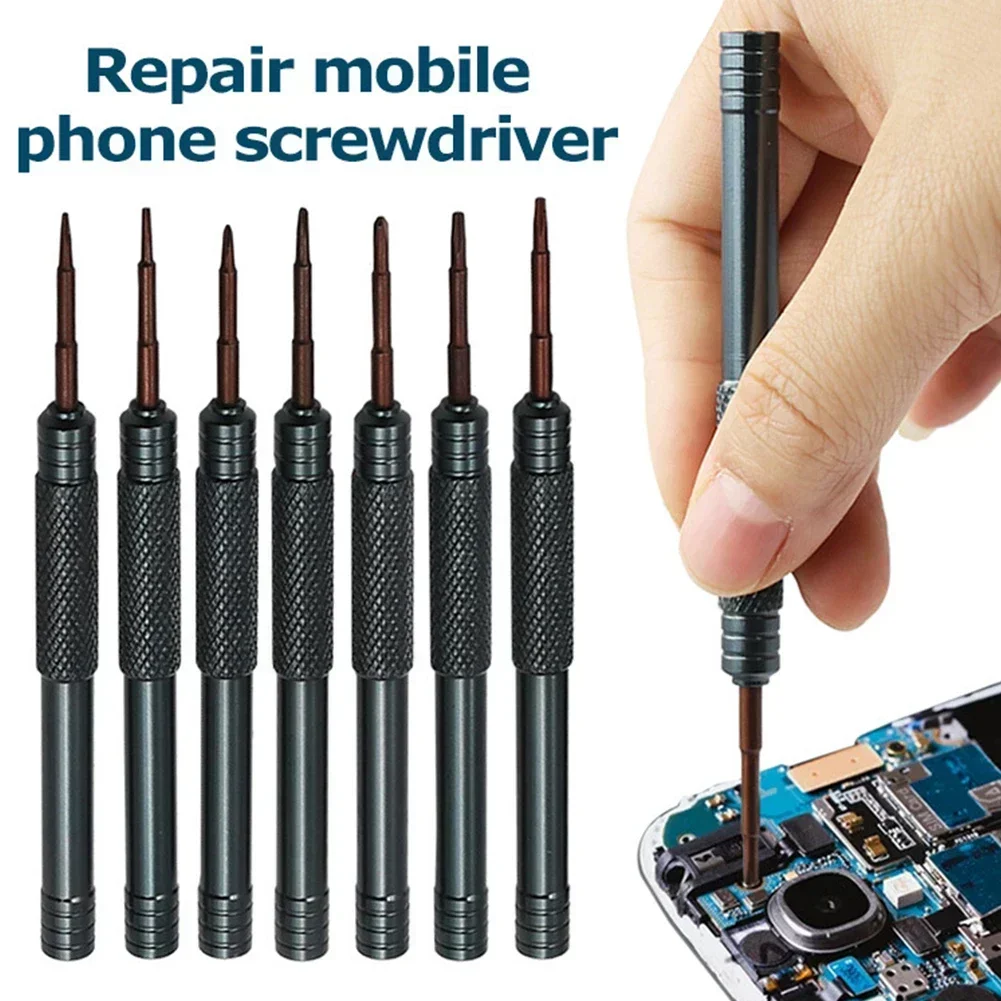 12 Pieces Screwdriver Set Precision Multi-sizes Plastic Handle Mini Screwdrivers Repairing Tools For Electronic Products