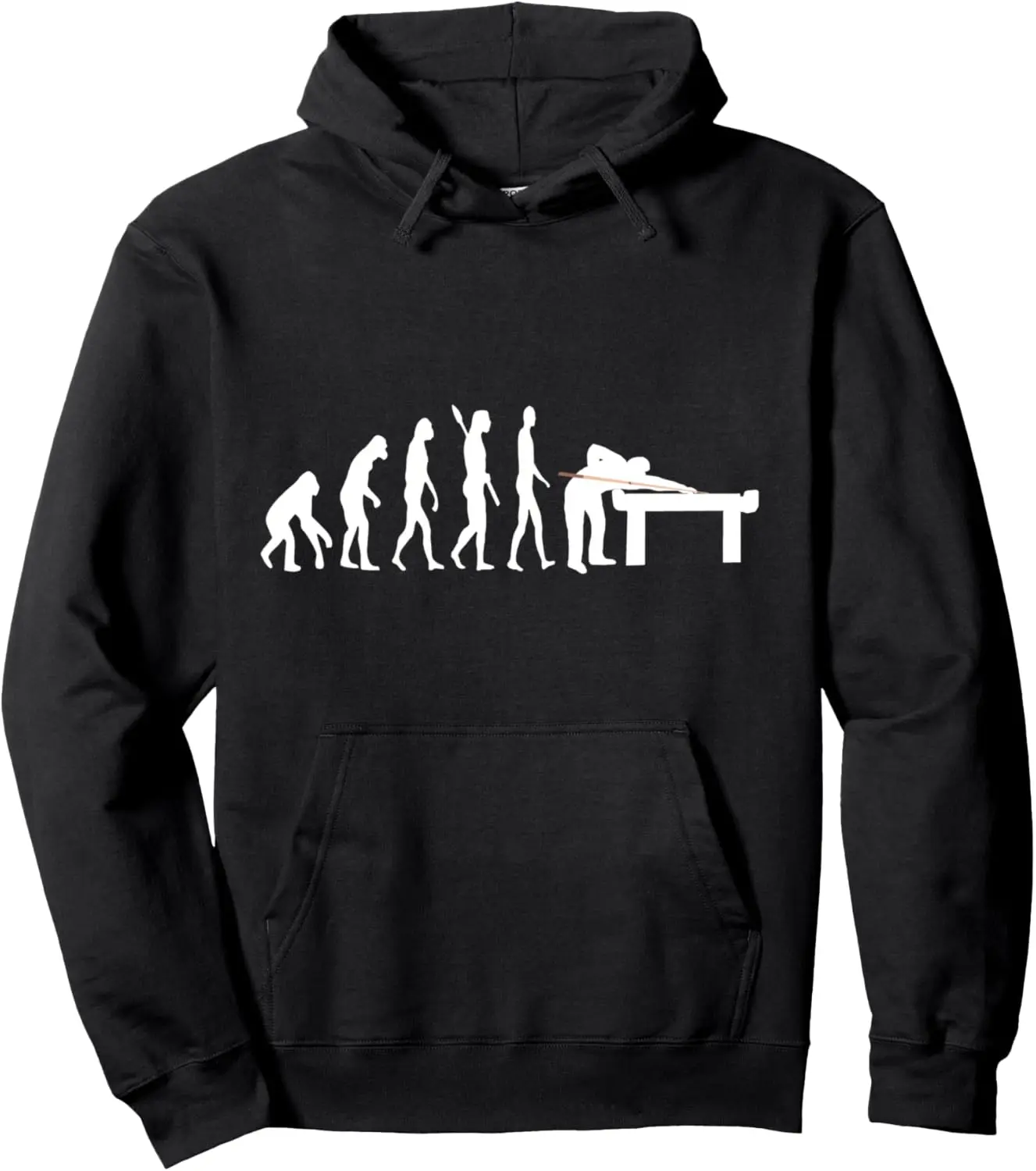 Billiard Evolution Pool Billiard Player Snooker Pullover Hoodie Custom Printed Graphic Hoodie Customizable Sweatshirt