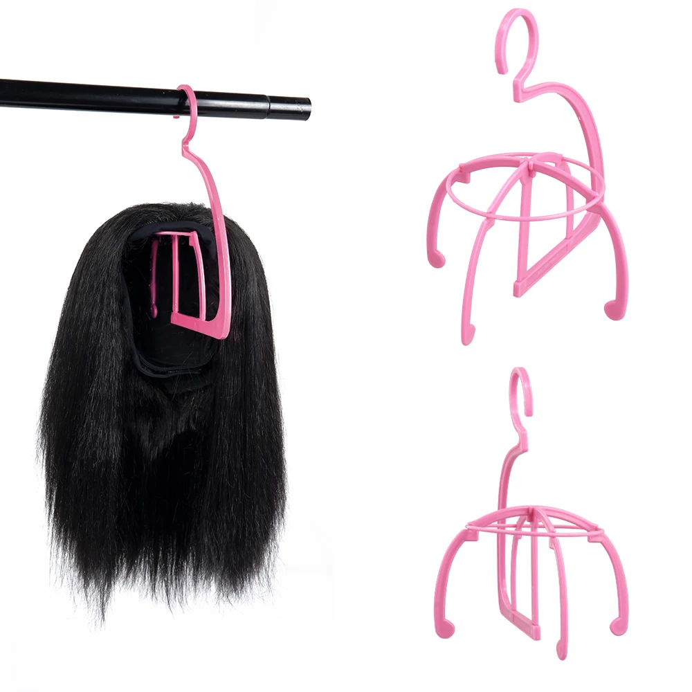 Wig Stands Hanger Display Rack Plastic Wig Holder for Styling Multiple Wigs Storage Organizer Wig Rack Stand for Beauty Salon