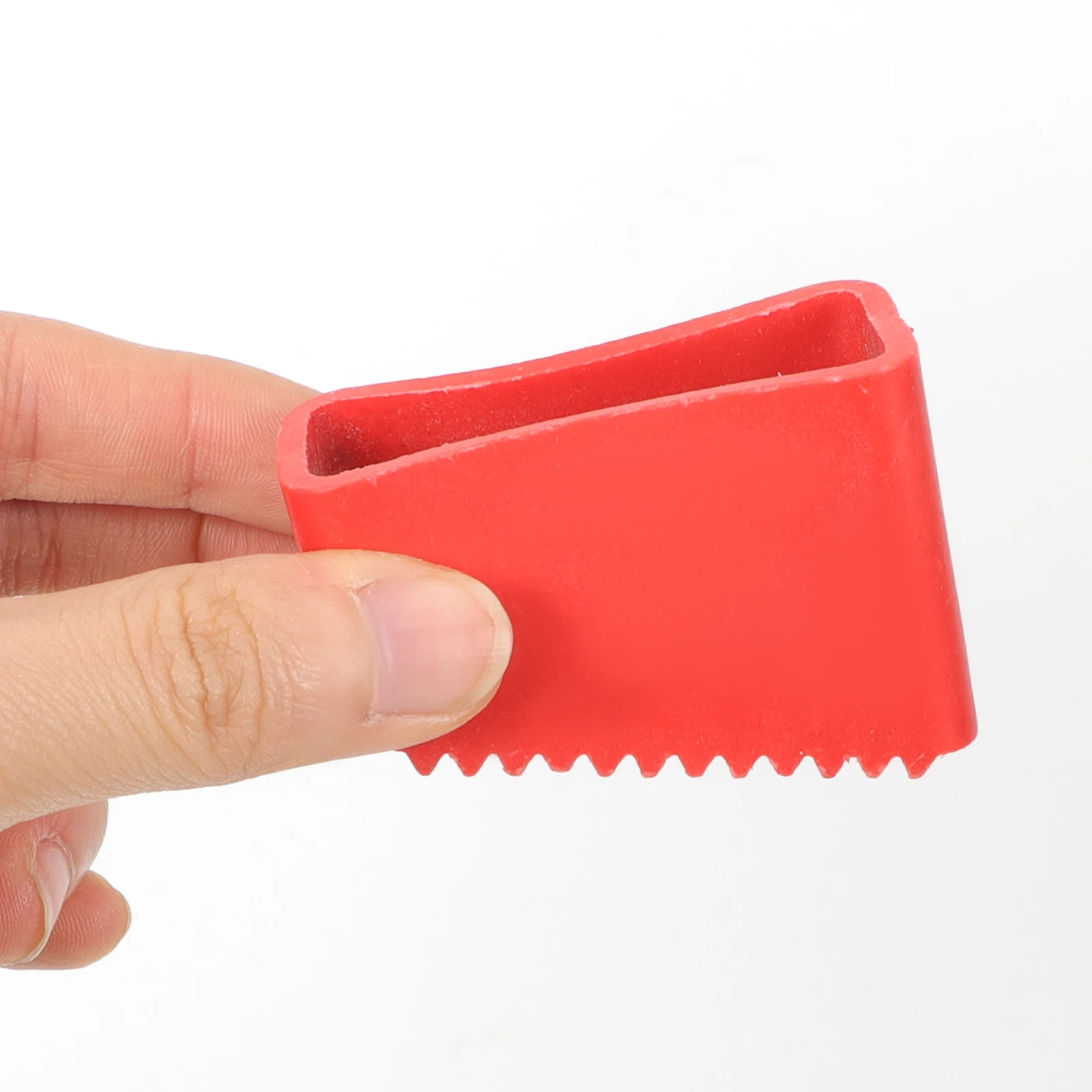 

4pcs Red Rubber Ladder Feet Covers Non Slip Mat Anti Furniture Pads 5cm Thickened Construction Tools Durability Stable