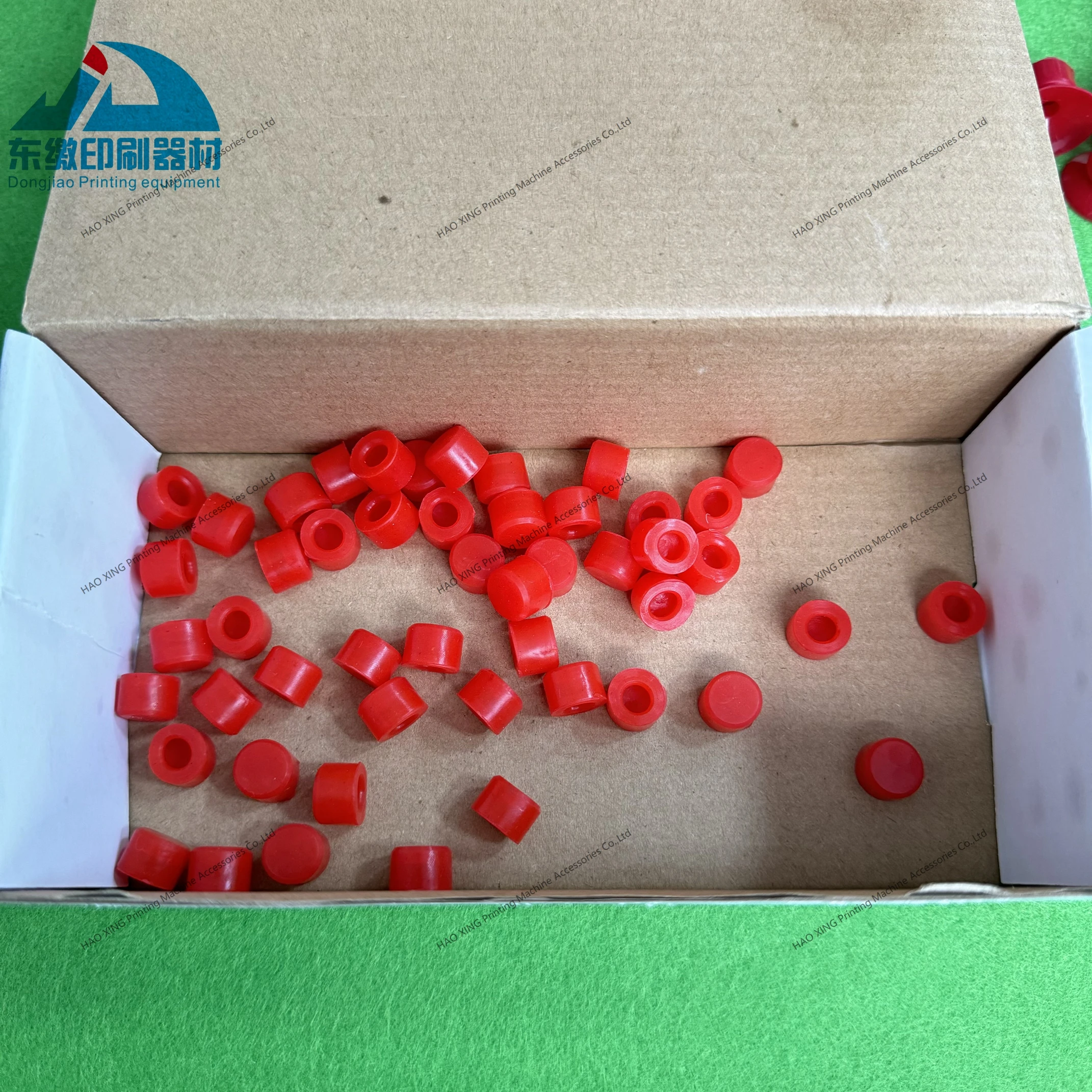 인쇄 기계 예비 부품 뮬러 오프셋 인쇄 기계 액세서리에 대 한 50 PCS 고무 빨판 컵 고무 빨판 붉은 색