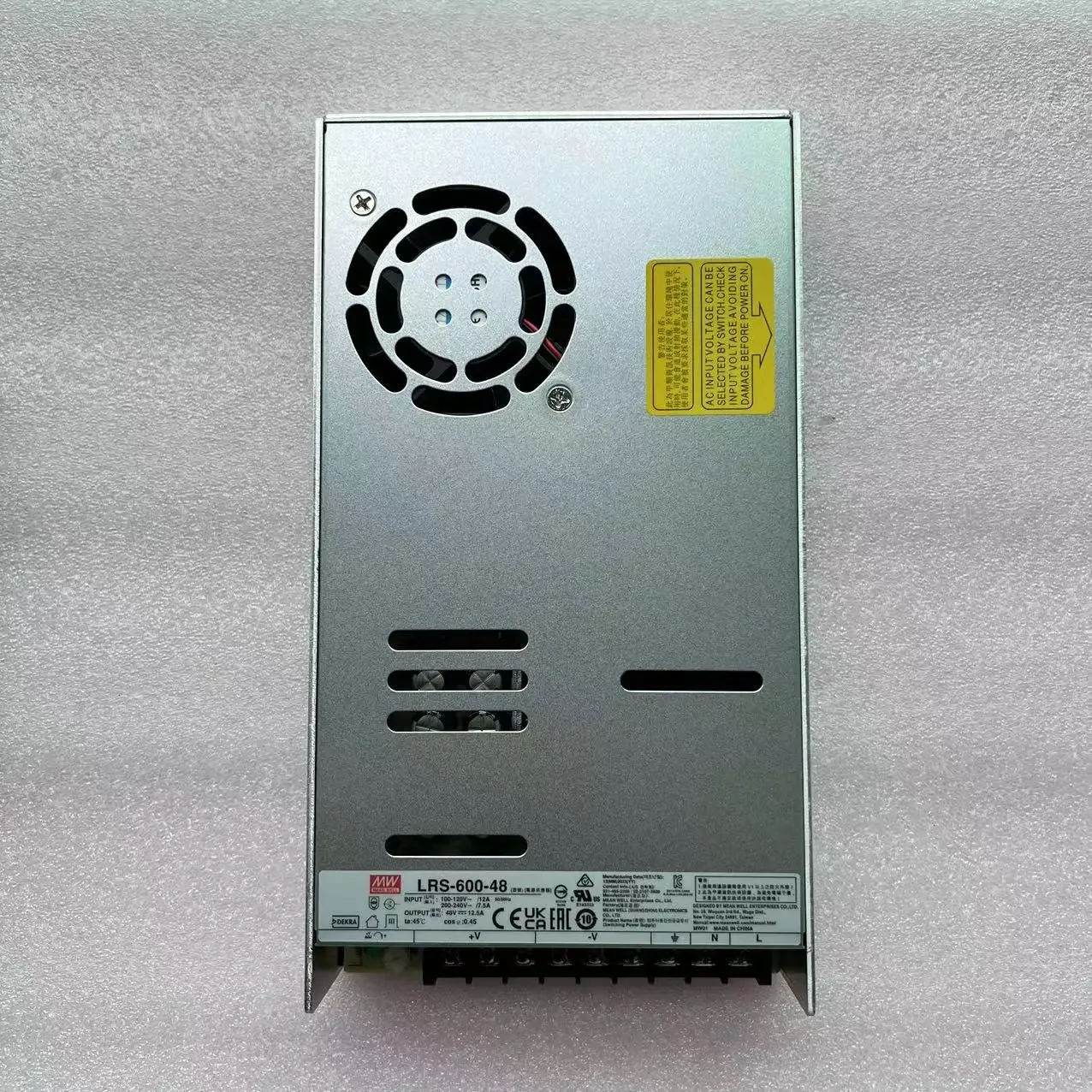 

Original MEAN WELL LRS-600-5 LRS-600-12 LRS-600-15 LRS-600-24 LRS-600-36 LRS-600-48 600W single output power supply