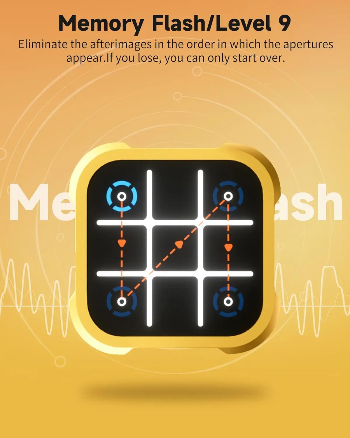 Gioco Tic Tac Toe Bolt, console di gioco puzzle elettronica portatile 4 in 1, gioco da viaggio portatile Infinite TicTacToe per l'educazione