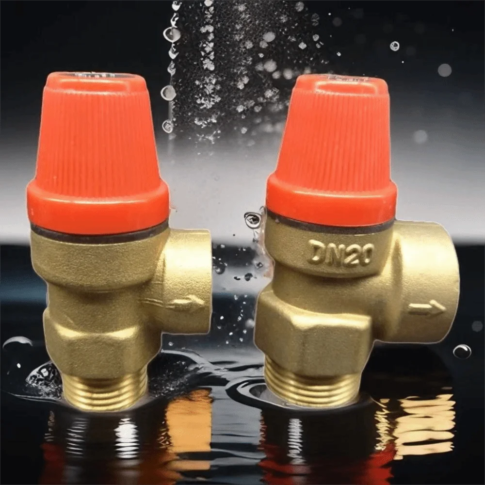 

Color Gold Pressure Valve Efficient Pressure Control Easy Installation Drain Switch Inner and Outer Wire Brass Material