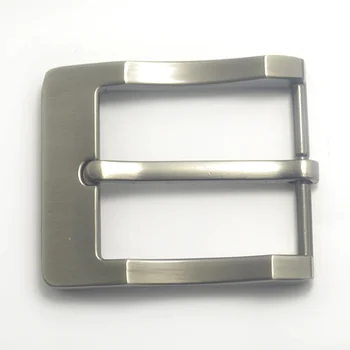 Metal 4cm Fivela de Cinto Casual Masculino End Bar Heel bar Único Pino Cinto Meia Fivela Artesanato De Couro Jeans Webbing fit para 35-40mm cinto