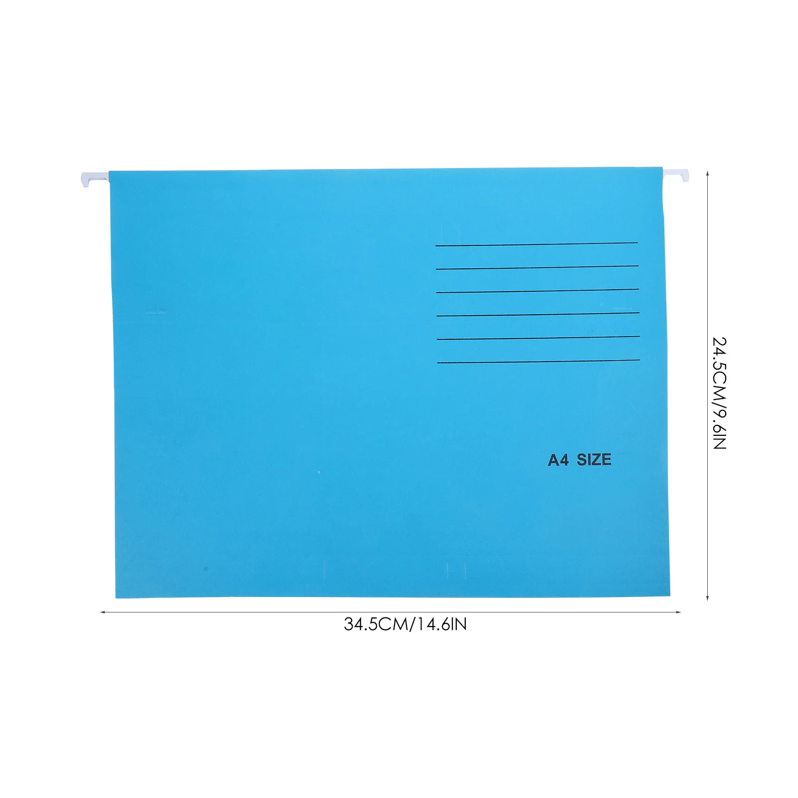 6Pcs Sturdy Paper Metal Clip File Folders Hanging File Holders for Documents Letters Bills Portable Office Filing Organizer