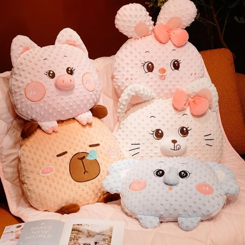 

2 In 1 Pillow Blanket Foldable Dual Use, Car Waist Pillow Cushion, Office Nap Air Condition Quilt, Portable Multifunctional Fold