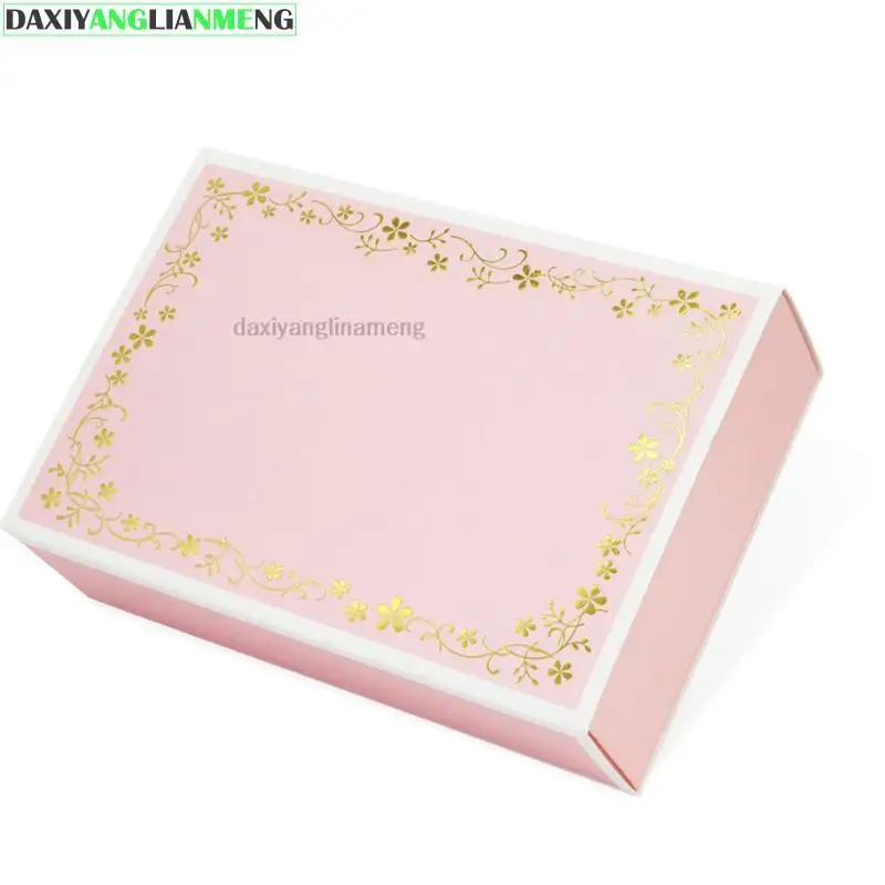 20pcs/lot 23.5x16.5x5cm / 18.3x12x5 Pink Lace Gift Boxes Mooncake Packaging Decorative Package Present Cardpaper Box